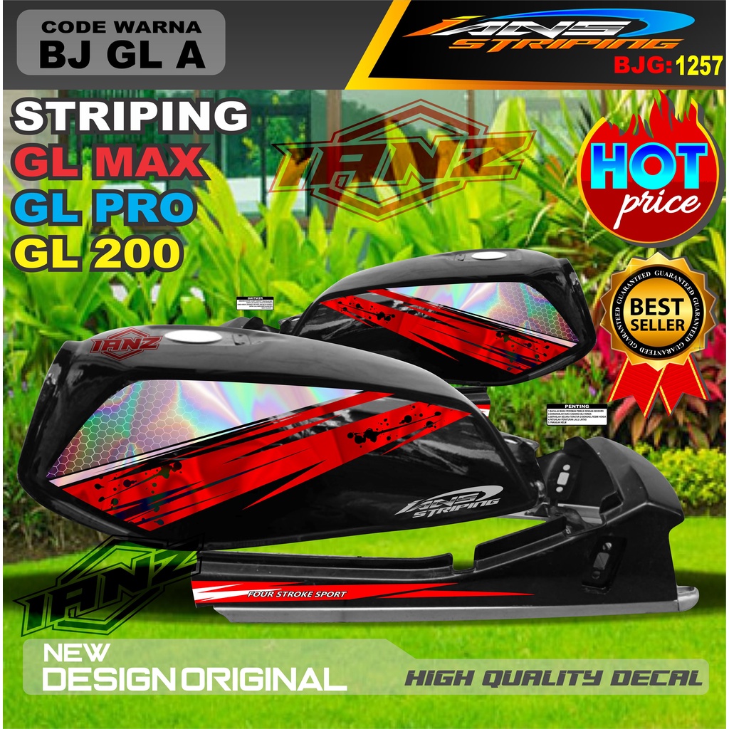 STIKER STRIPING GL MAX / STRIPING GL PRO HOLOGRAM / STRIPING GL HOLOGRAM