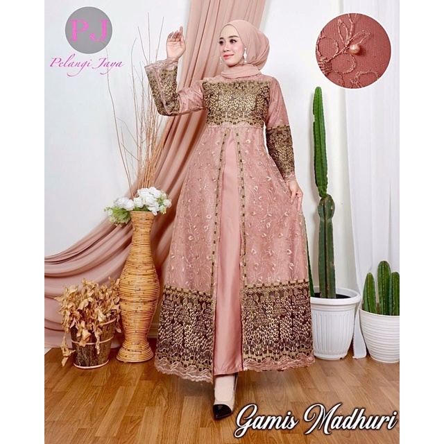 gamis maduri ori by pj gamis cantik gamis mewah gamis bordir
