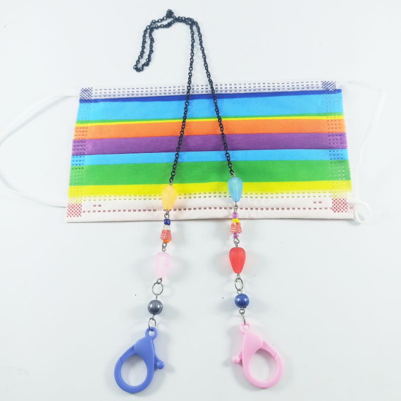 Tali Gantungan Masker Rantai Masker Kalung Masker Kekinian Strap Lanyard Mask Korea Handmade