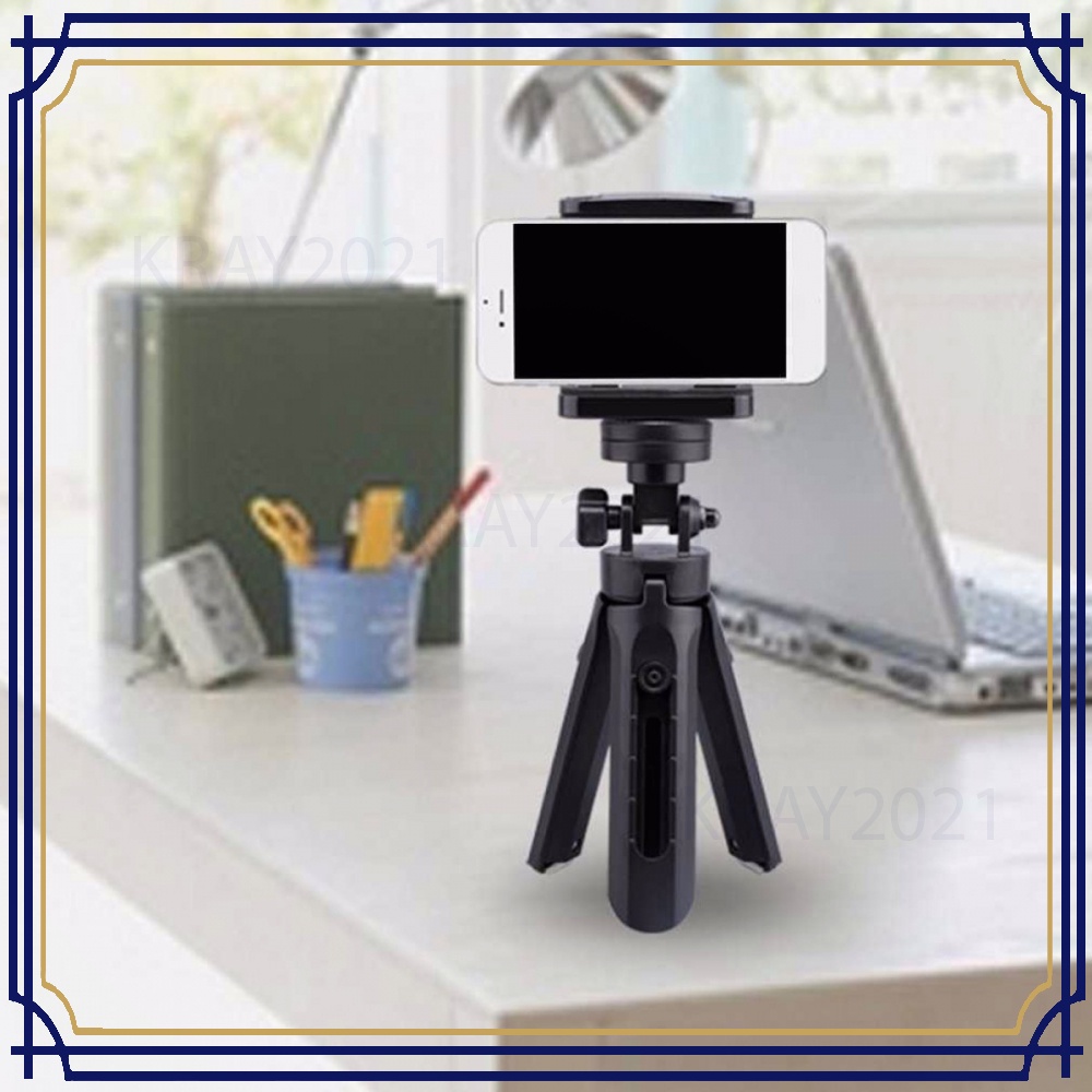 Tripod Mini Smartphone Holder Clamp Vlog Zoom Meeting - K-518