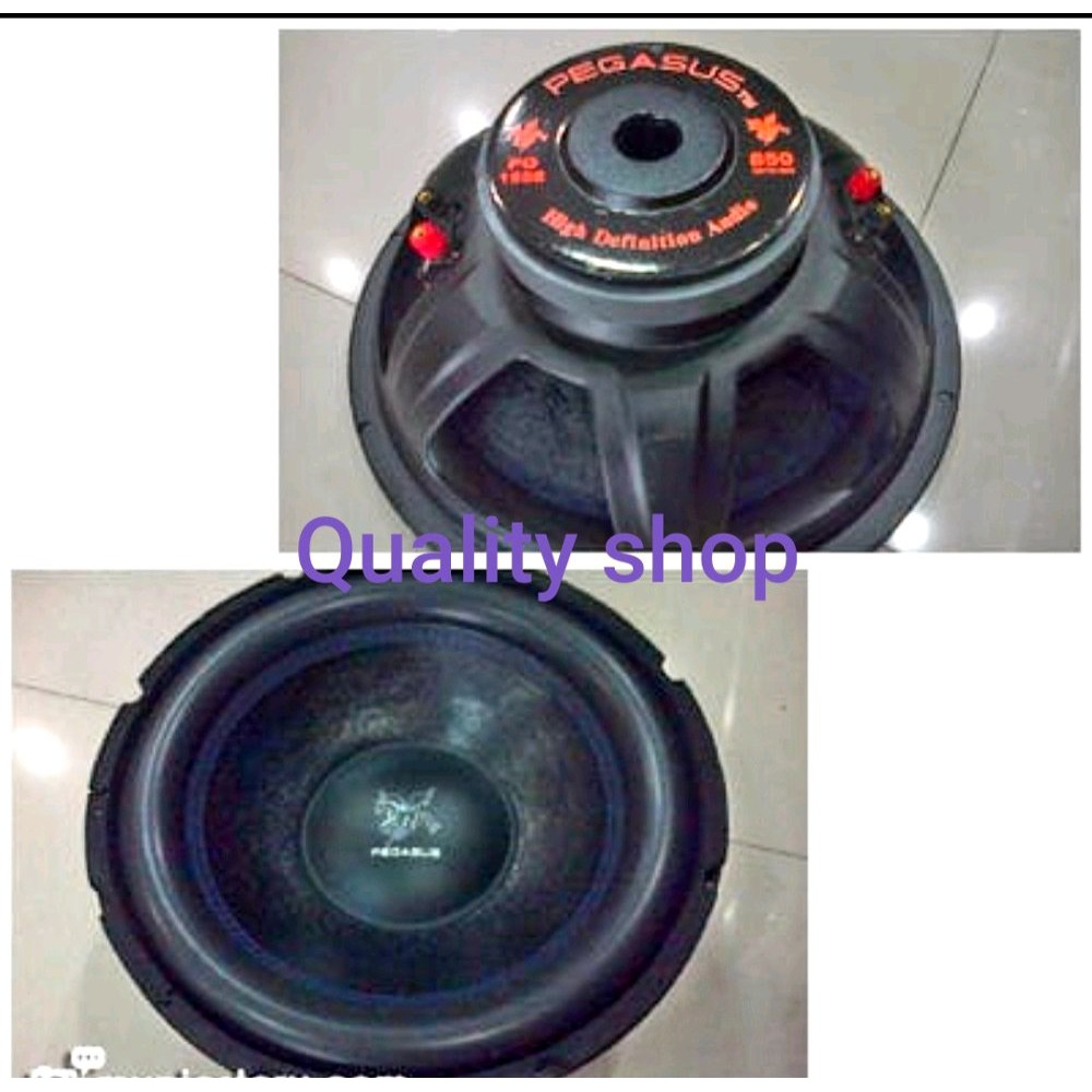 Hemat Speaker Subwoofer Pegasus 15 Inch Double Coil Baru Gilaa