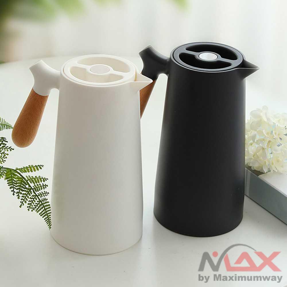 VAT Thermos Teko Pitcher Kopi Teh Thermal Kettle Cup 1000ml - LS-029 Warna Hitam