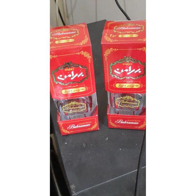 

Nosuba78- Bahraman Saffron Red Gold Iran Sargol 100% Original 1Gr (Bottle Pack) Bahan Adem