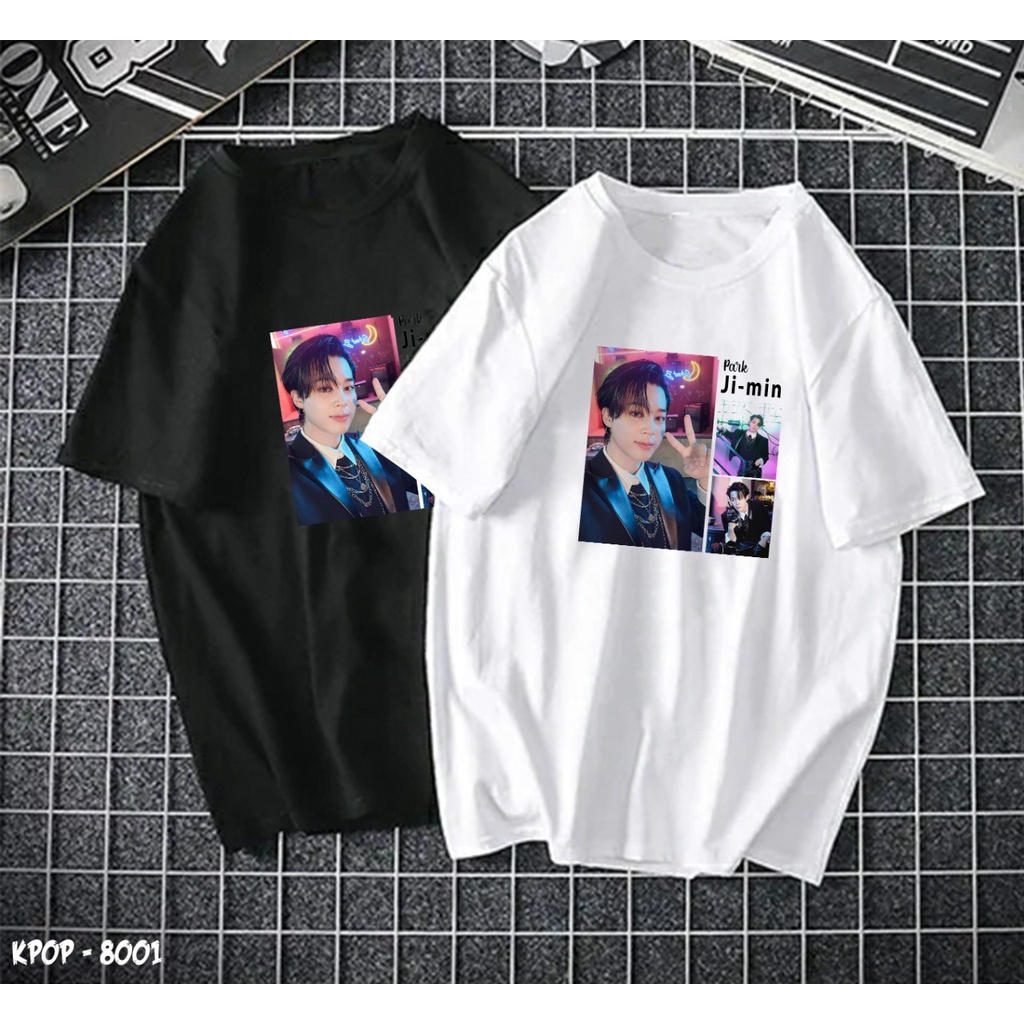 T-SHIRT / KAOS KPOP BTS / PERSONIL JIMIN / REAL PICTURE / WELCOME 2022