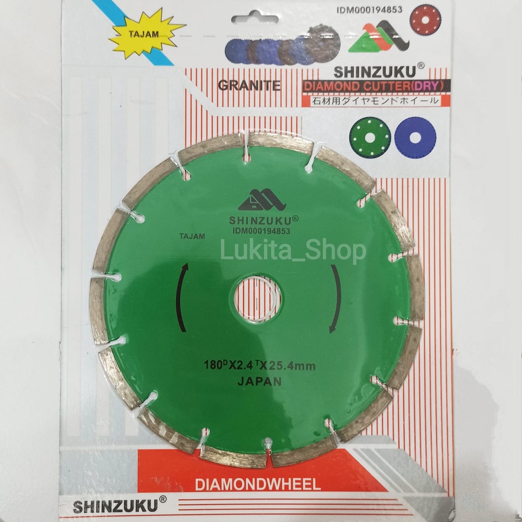 Mata Potong Keramik Granit SHINZUKU GREEN DRY 7 Inch