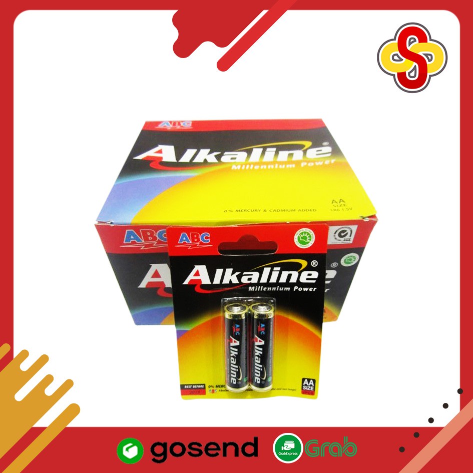 Baterai ABC Alkaline AA LR-06 Isi 2 pcs