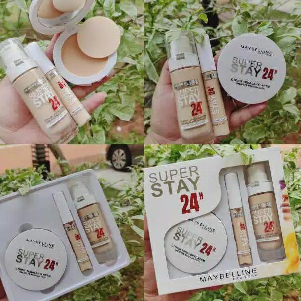 Paket Maybelline Super Stay 3in1 24H Box Putih