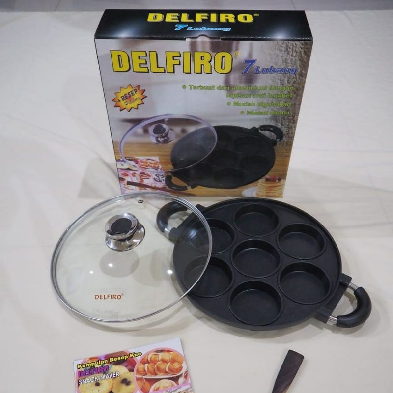 Delfiro Cetakan Kue 7 Lubang Datar