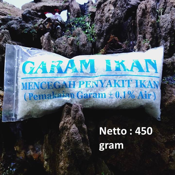 

garam ikan mencegah penyakit ikan 450 gram