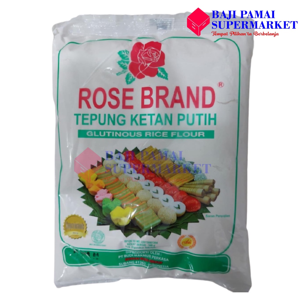 

Tepung Beras Ketan Putih Rose 500gr