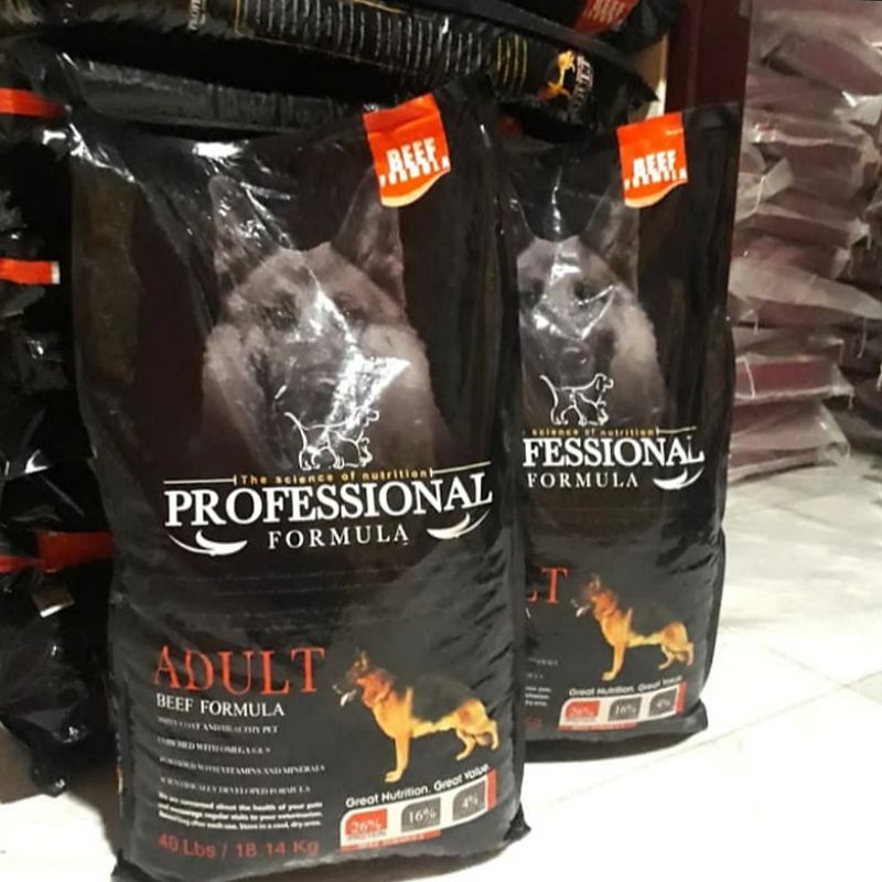 Gojek Makanan Anjing Profesional Formula Beef 18kg / Dog food