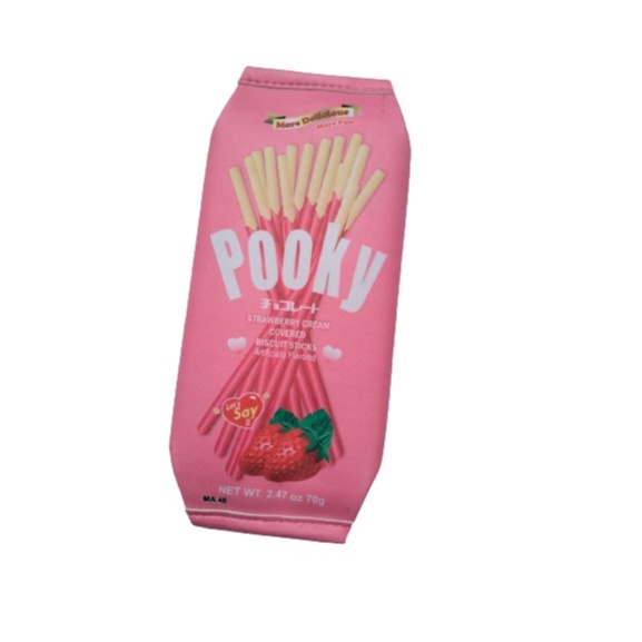Kotak Pensil Lucu POOKY Pencil Case-POOKY PINK