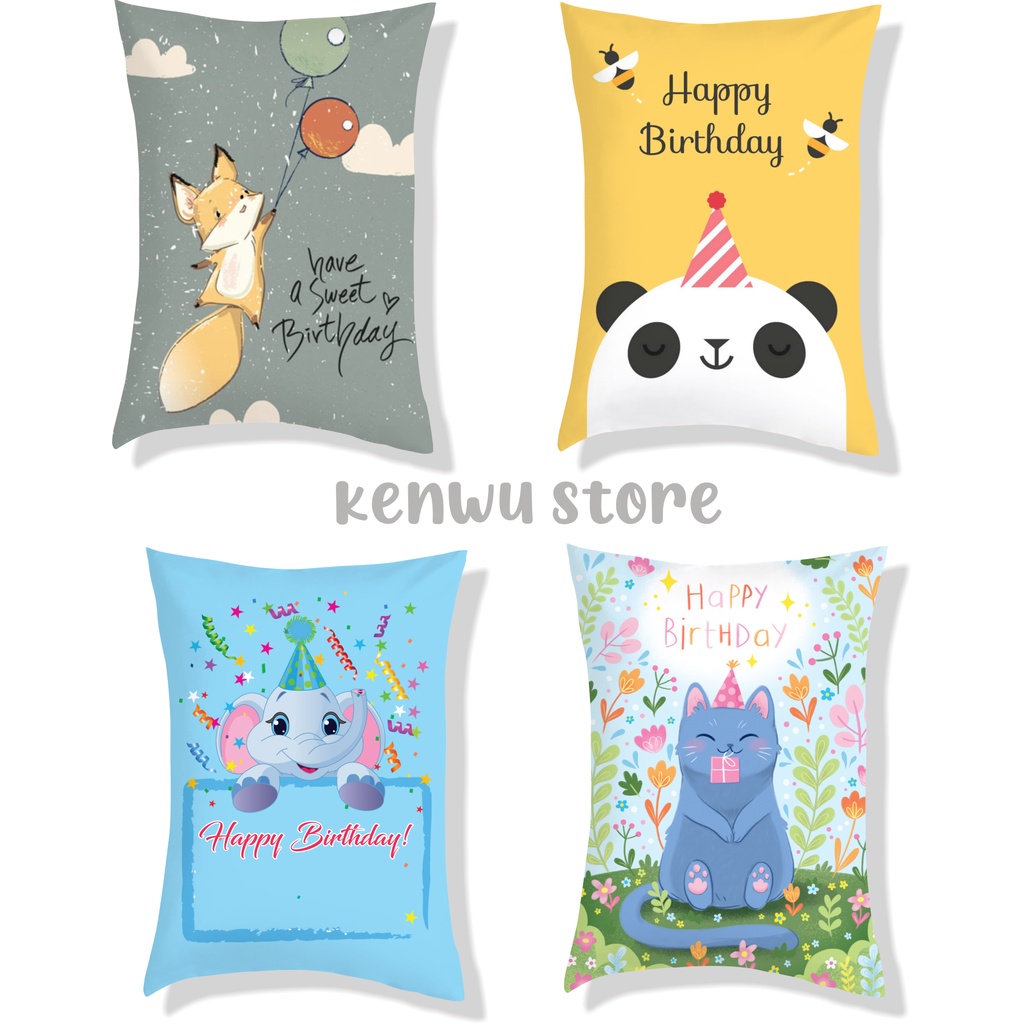 Bantal Ultah 30x40 cm Part 1 #HB 001-010 / Bantal Ulang tahun / Birthday / Kado Ultah / Bantal Ulang Tahun /Kado Ultah / Bantal Kado / Bantal Souvenir / Birthday Gift