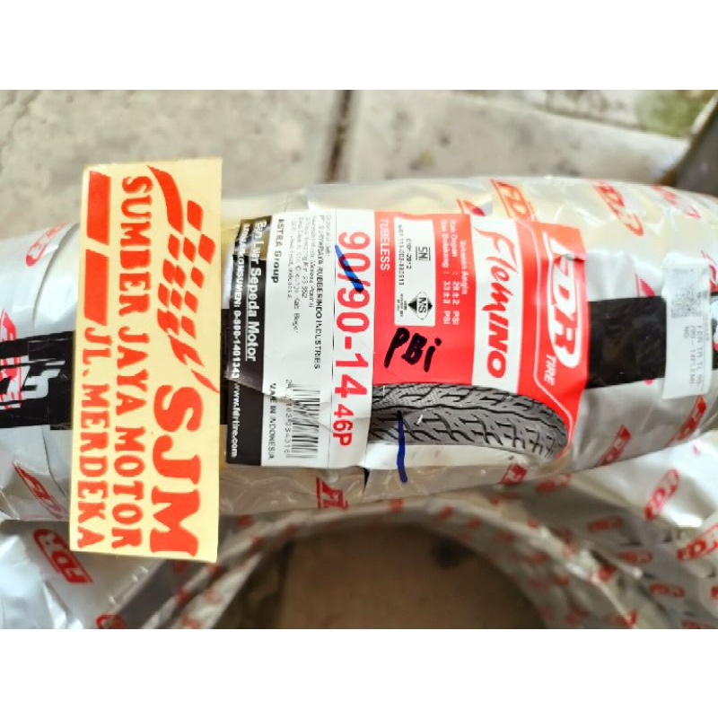 Ban FDR Flemino 90/90-14 tubles Ban luar 90 90 ring 14 FDR tubles ban belakang vario beat Scoopy