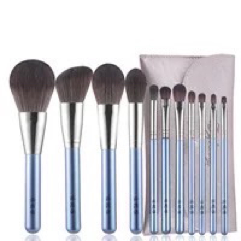 PREMIUM WOOD MAKEUP BRUSH SET FREE POUCH | KUAS MAKEUP |MAKEUP BRUSH| BRUSH | MAKEUP SET| KOSMETIK