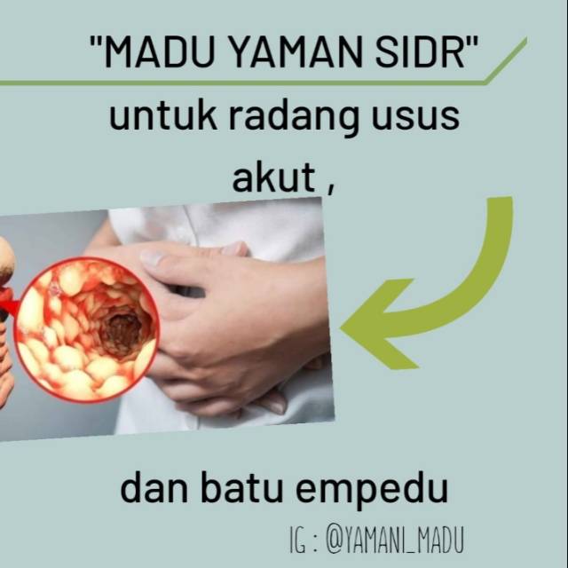 

MADU SIDR FAKHIR/LIAR UNTUK RADANG USUS DAN BATU EMPEDU