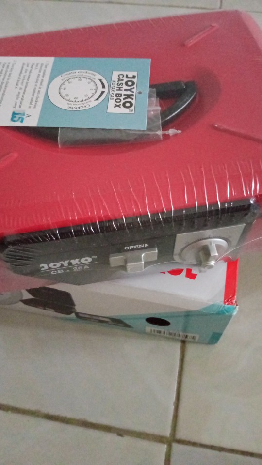 Cash Box Brankas Kotak Uang Cb 26 A Joyko Random