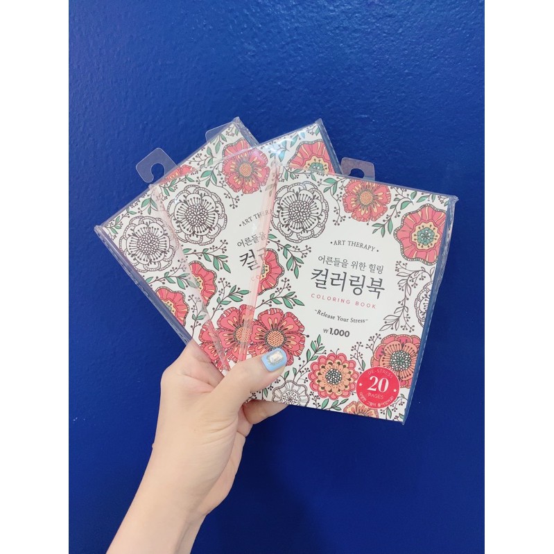 COLORING BOOK KOREA therapy anti stress