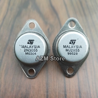 TRANSISTOR JENGKOL 2N 3055 & MJ 2955 ST MALAYSIA 1 SET
