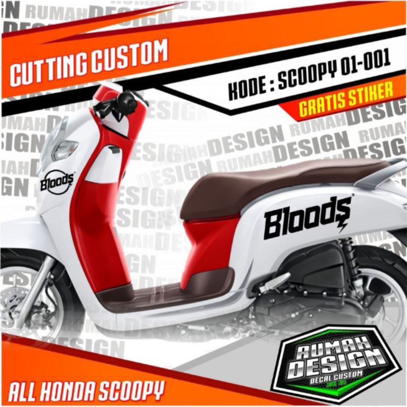 Sticker Scoopy Simple 008
