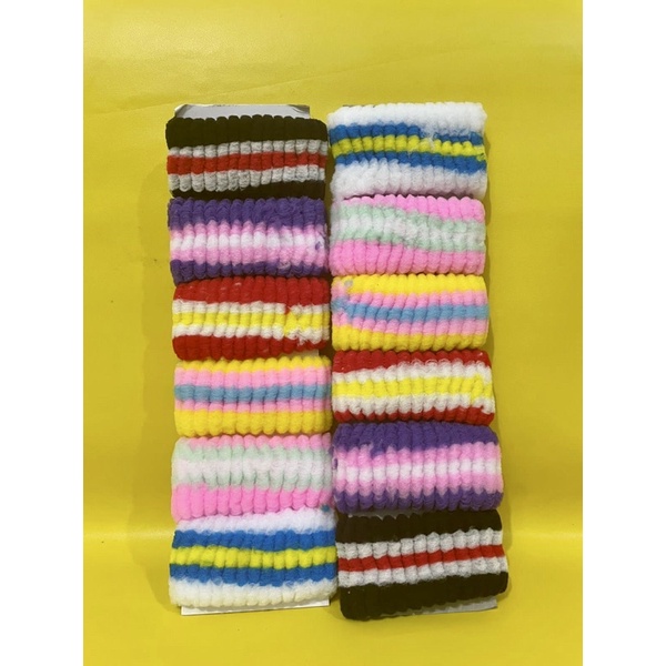 3 PCS ikat rambut polos / karet busa rambut ikat rambut premium / karet rambut warna / karet polos korea / ikat rambut kuat / ikat rambut besar / ikat rambut busa/ Ikat rambut donat