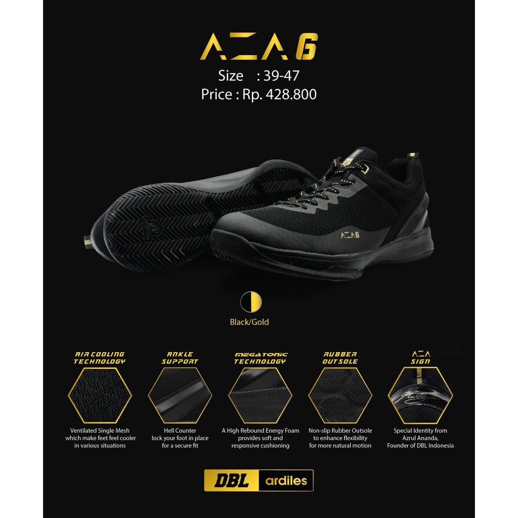 Sepatu Basket DBL Ardiles Murah - Dbl AZA6 – Original - Medan