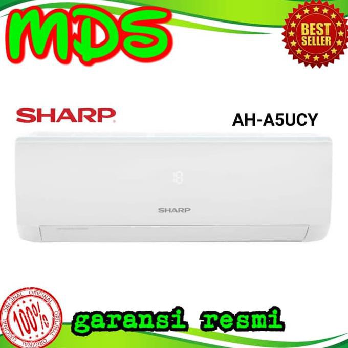 Ac Sharp Ah-A5Ucy 1/2Pk Turbo Cool Series R32 0.5Pk Garansi 10Th 5Ucy