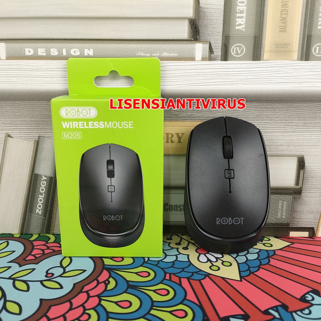 Mouse Wireless Robot M205 M 205 Mouse Robot Optical Murah dan Bagus