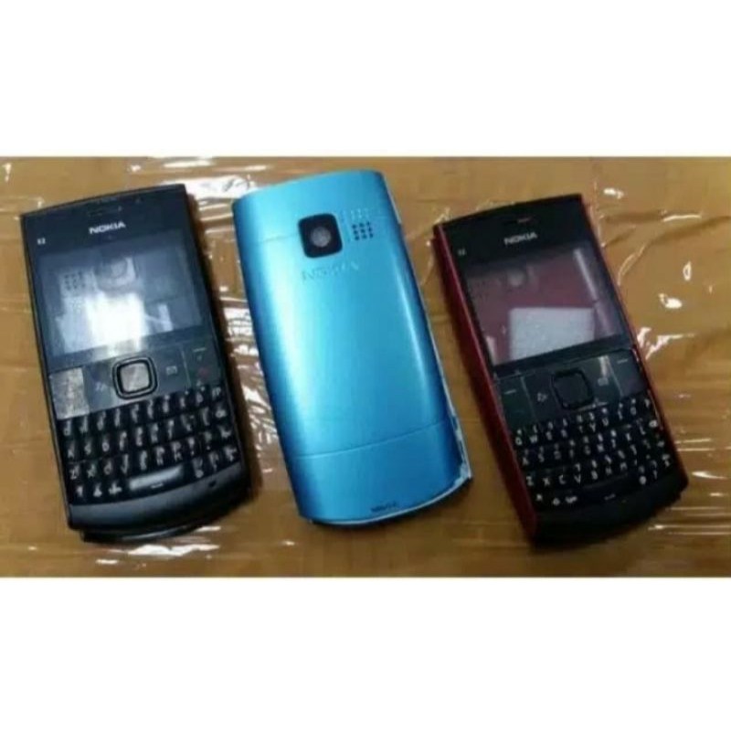 casing nokia X2-01 ( Grade A)Merek : nokia Bahan: plastik Model HP