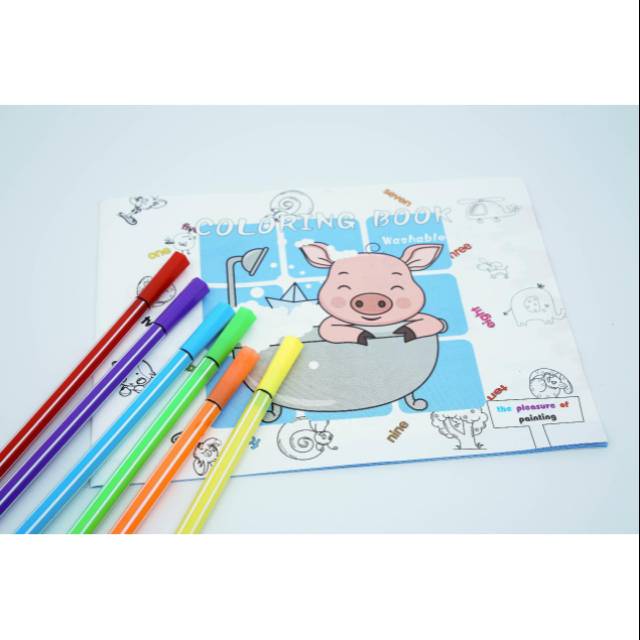 

Activity Coloring Book Washable 7283