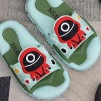HARGA TERMURAAH.. terbaru,,,Sandal Anak Squid Game Korea Jelly Import Merk Balance 520 L Laki Dan Pe