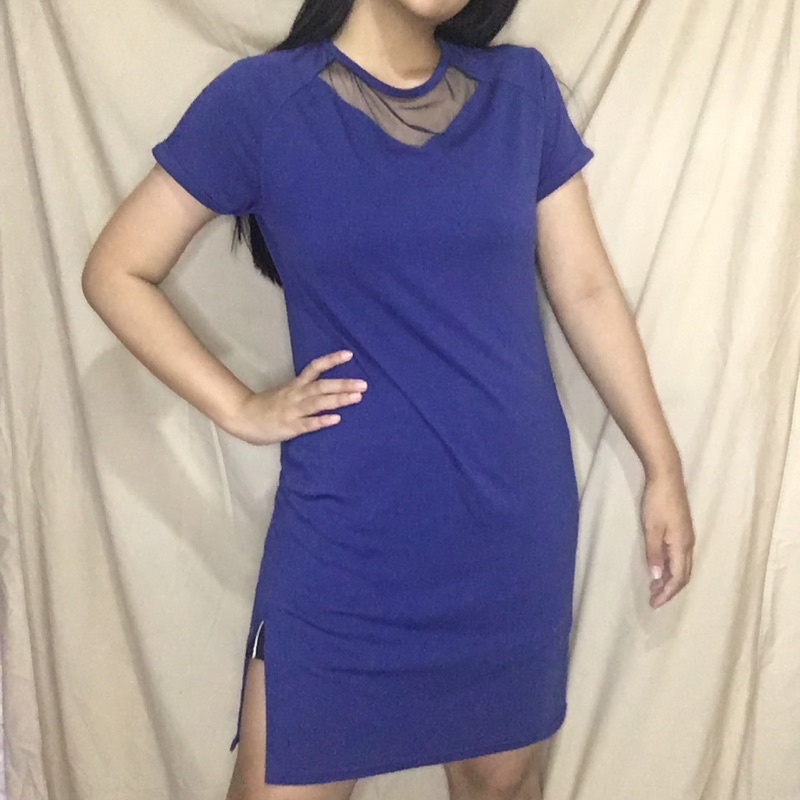 preloved dress biru
