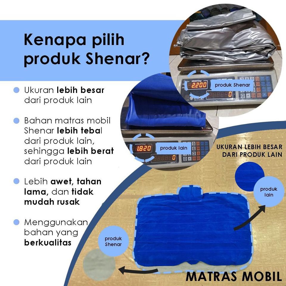 Kasur Mobil Angin Matras Mobil/ Mattres Air Bed Indoor Outdoor