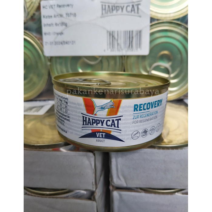 Happy Cat Vet Recovery 100 gram Kaleng Makanan Kucing Sakit Happycat