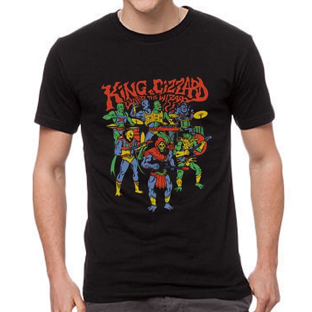 Kaos King Gizzard And The Lizard Wizard Tshirt Bahan Katun Casual T-SHIRT Real Pict BISA COD T Shirt
