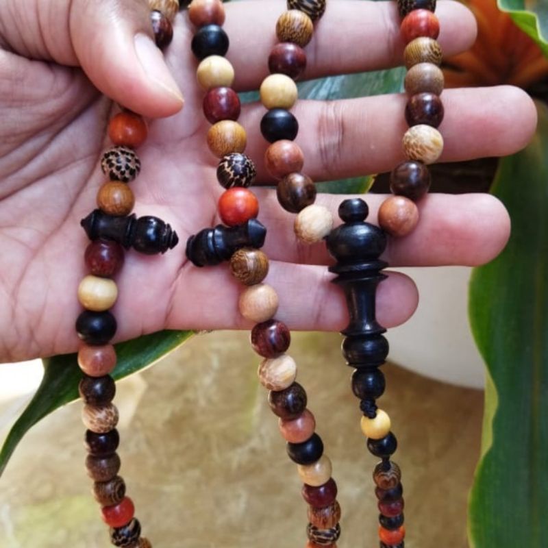 Tasbih Kombinasi 23 Kayu Bertuah Asli