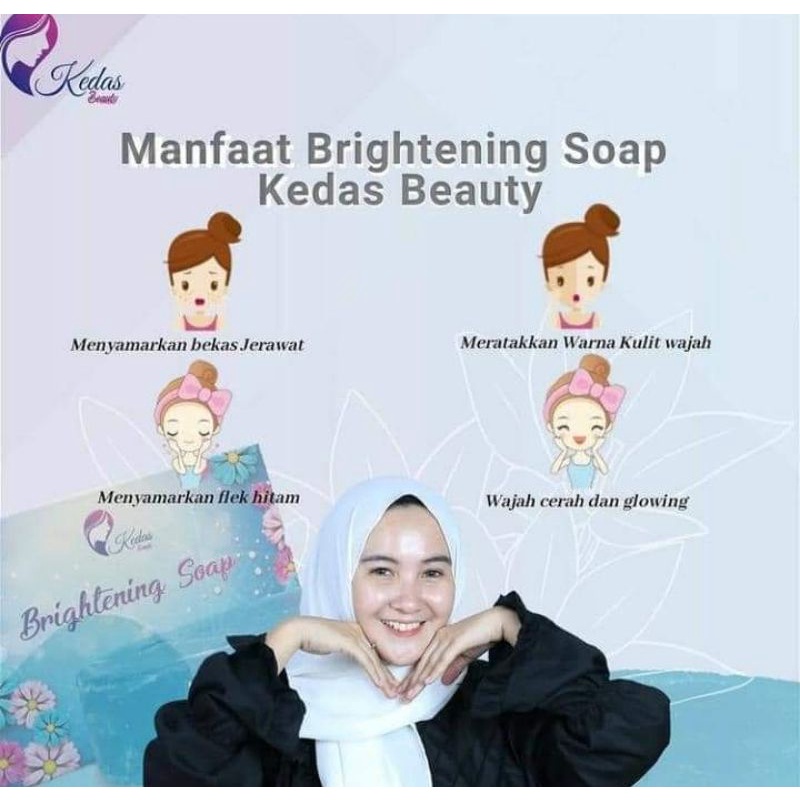 KEDAS BEAUTY sabun brightening soap sabun multifungsi