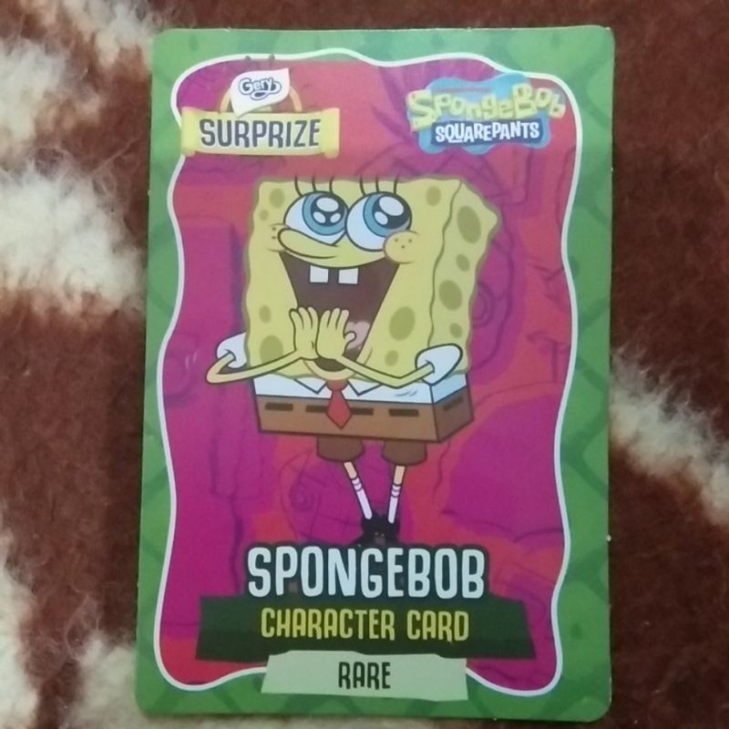 Kartu gery surprize spongebob (spongebob rare)