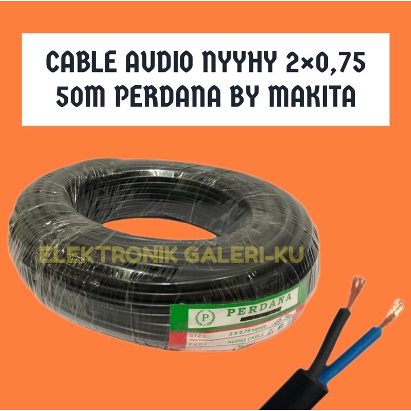 CABLE AUDIO NYYHY 2x0,75 PERDANA BY MAKITA