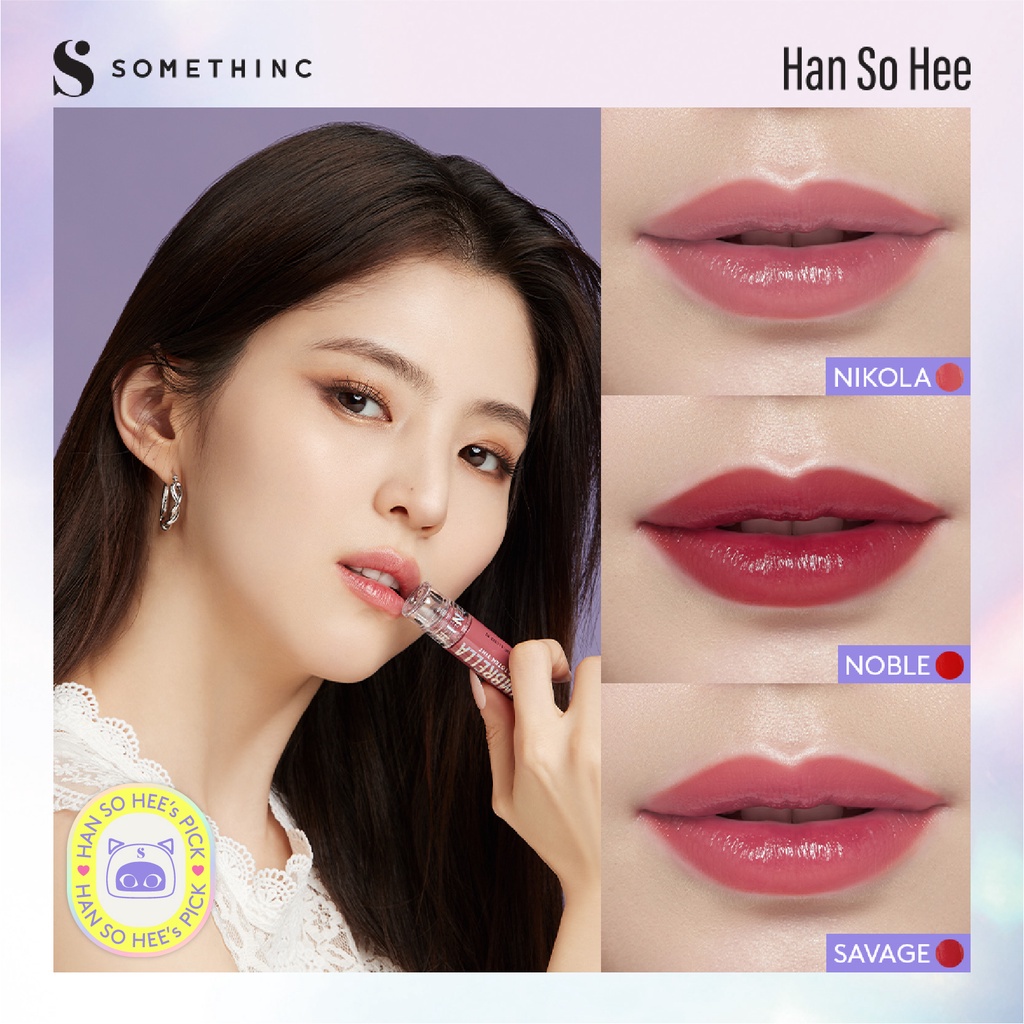 SOMETHINC OMBRELLA Lip Totem Tint - Lip Tint Bibir Plumpy Juicy Sehat