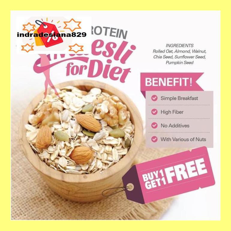 

Sf504Nind Hi-Protein Muesli Buy 1 Get 1 Free (500Gr X 2Pc) Ind504Sm