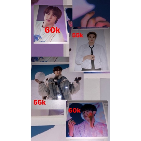 Official PC Photocard Postcard Photobook Seokjin BTS