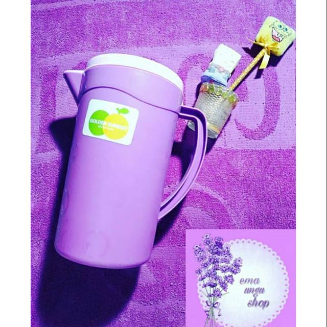 Teko plastik UNGU golden sunkist