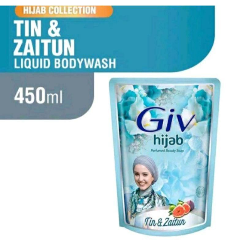 GIV Perfumed Beauty Soap TINT &amp; minyak zaitun Body wash Sabun mandi cair 450 ML