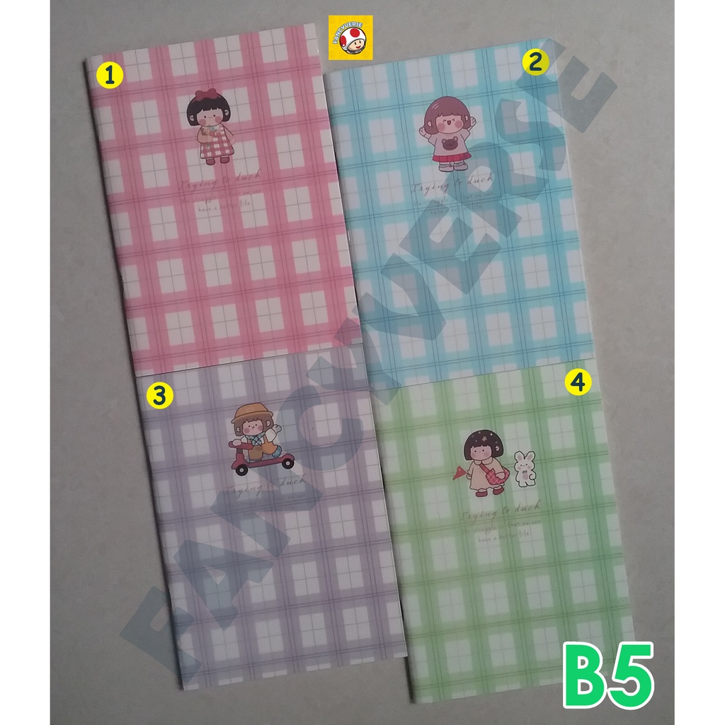 

Notebook B5 Cute Girl LT516148 / Agenda Diary Notes Buku Catatan