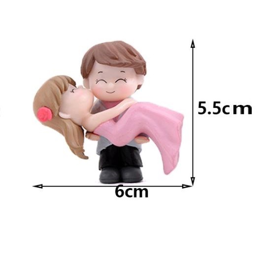Miniature Lover Figures - Lovers Couple Figurines #27 (2pcs)