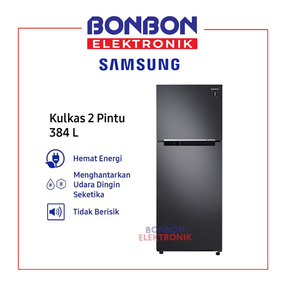 Samsung Kulkas 2 Pintu RT38K5030B1/SE Twin Cooling 397L RT38