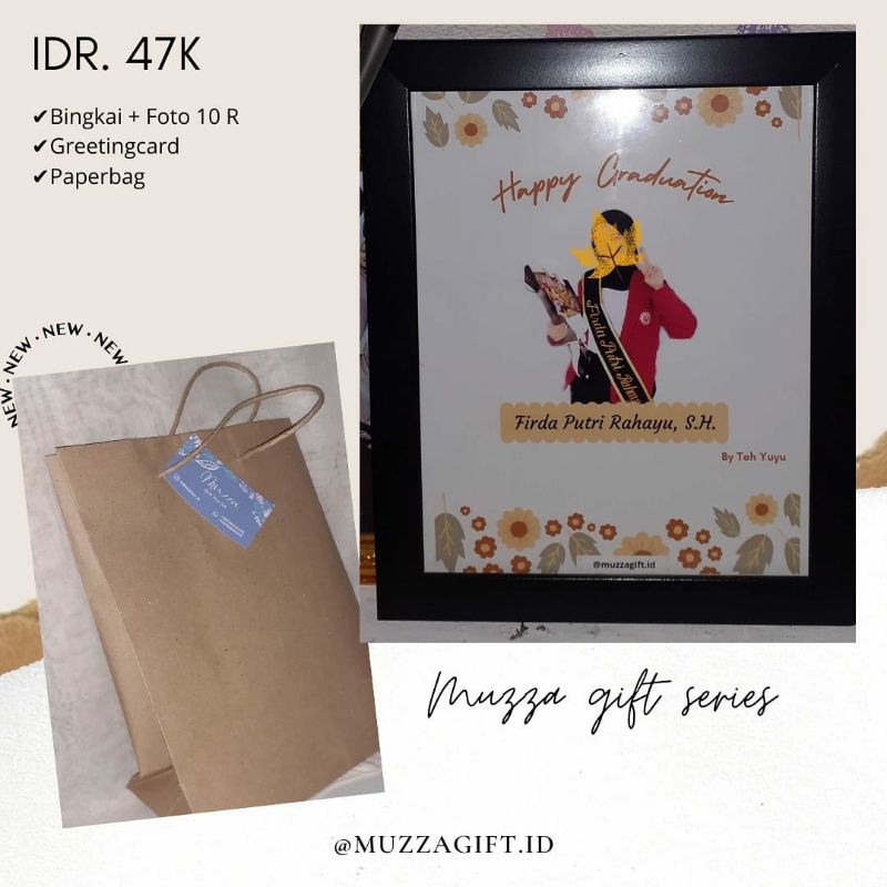 

Hampers muzzagift Series Wisuda 1 | Hampers Ulang Tahun/Pernikahan/Wisuda