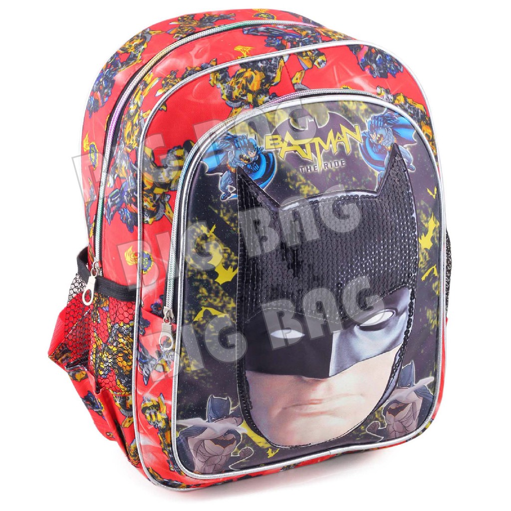 Tas Ransel Anak Laki Laki Karakter BATMAN - EXTRA - THE RIDE - RANSEL LED - LED BACKPACK