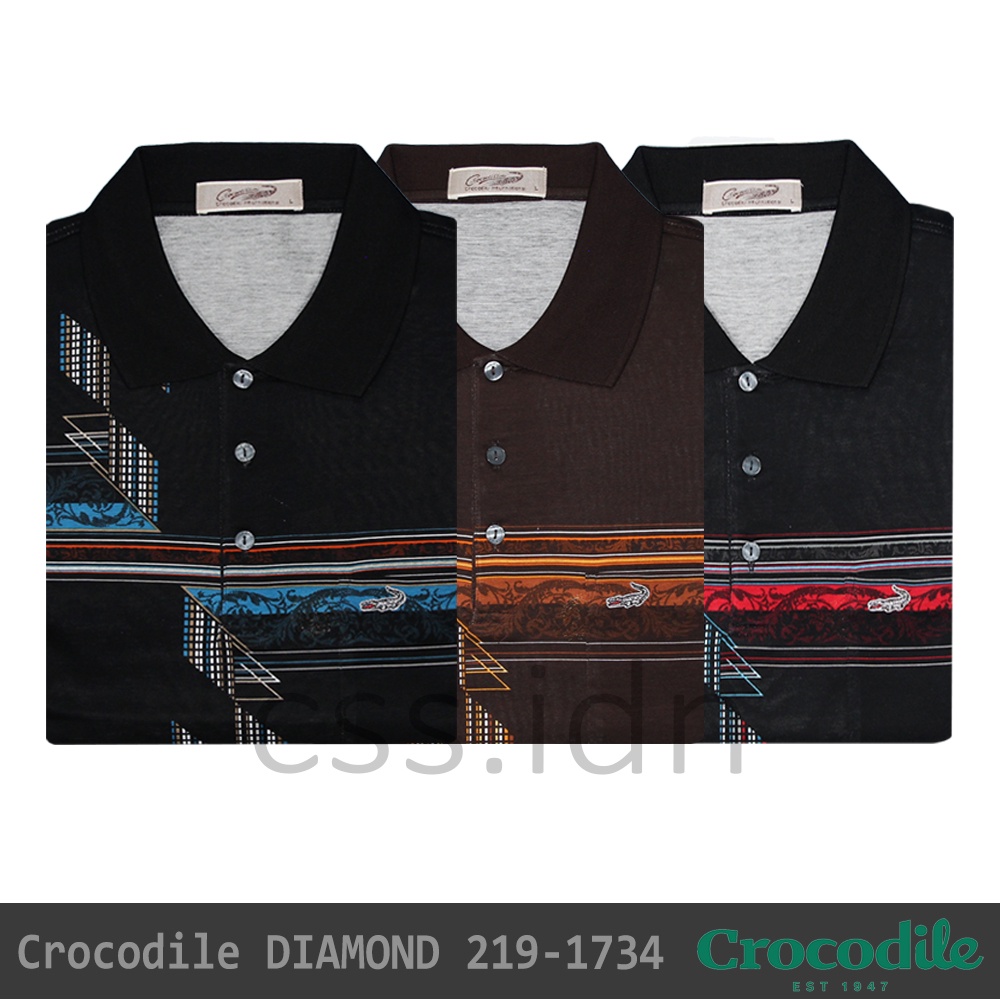 Kaos Kerah Pria Crocodile Diamond 219-1734